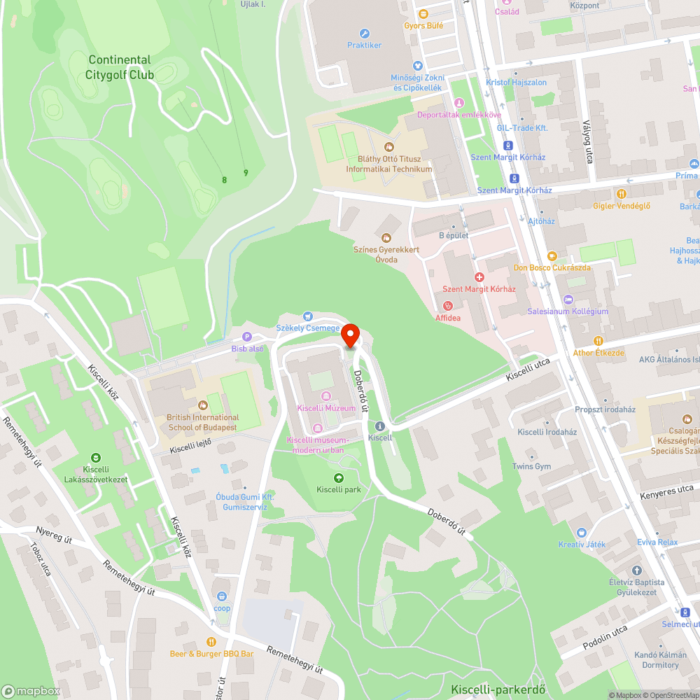 Rendkívül veszélyes gyalogosátkelő és járda bejelentés helye