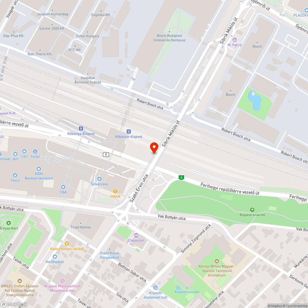 Nagy mennyiségű szemét a felüljáró alatt bejelentés helye