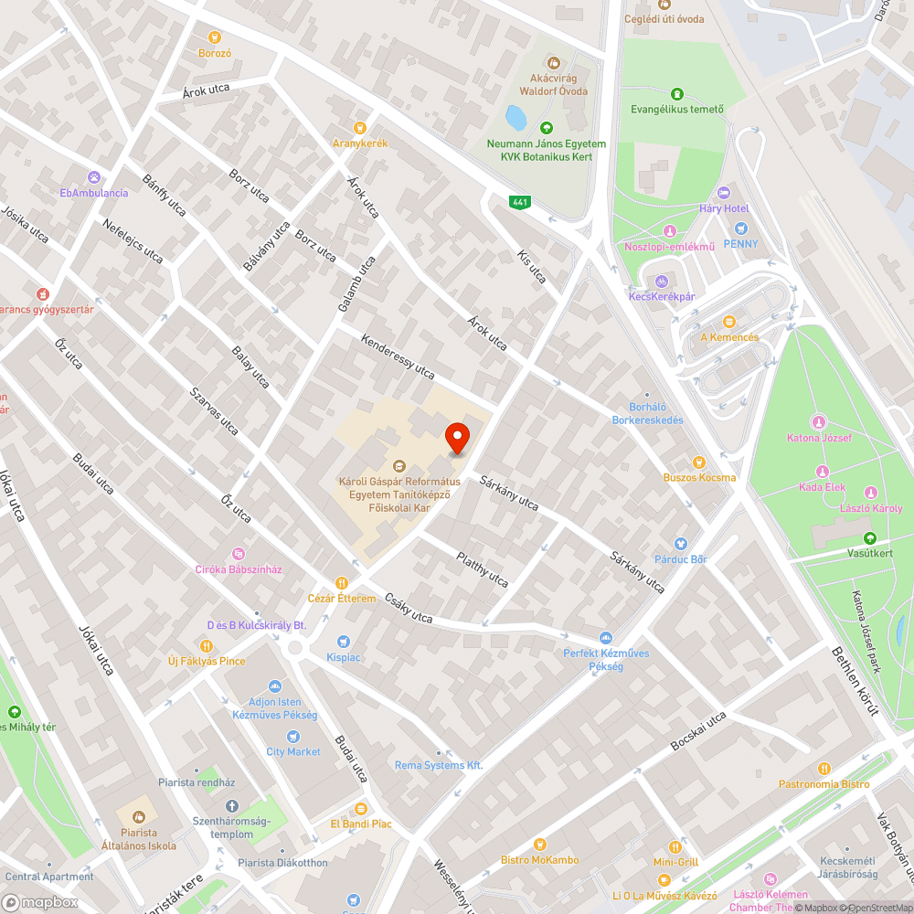 Sérült járda bejelentés helye