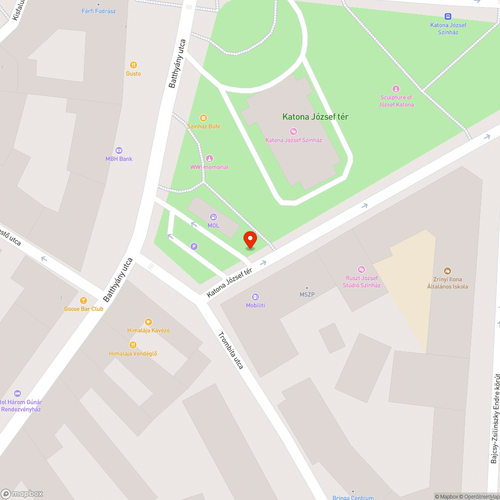 Megállni tilos tábla bejelentés helye