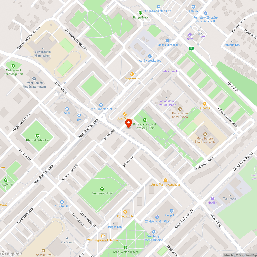 Rozsdás, koszos oszlop bejelentés helye