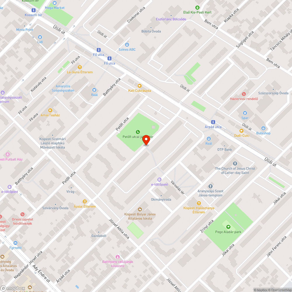 Elzárt terület festésének lekopása bejelentés helye