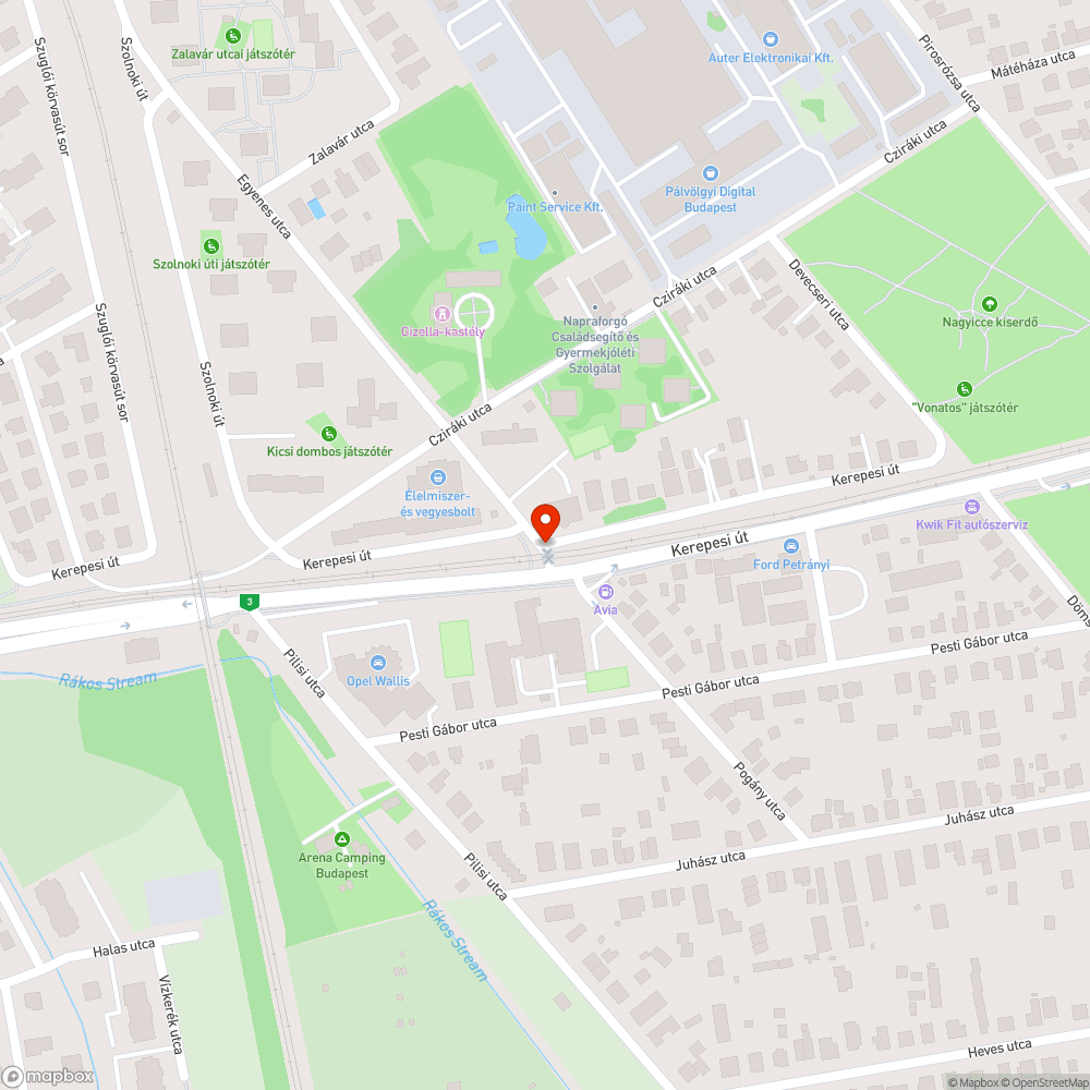 Régóta nem világító lámpák bejelentés helye