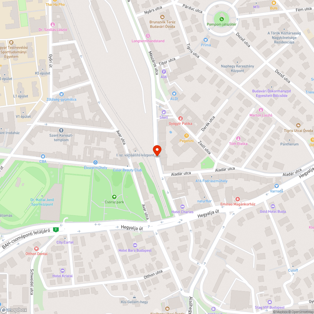 Elszállításra váró zöldhulladék bejelentés helye