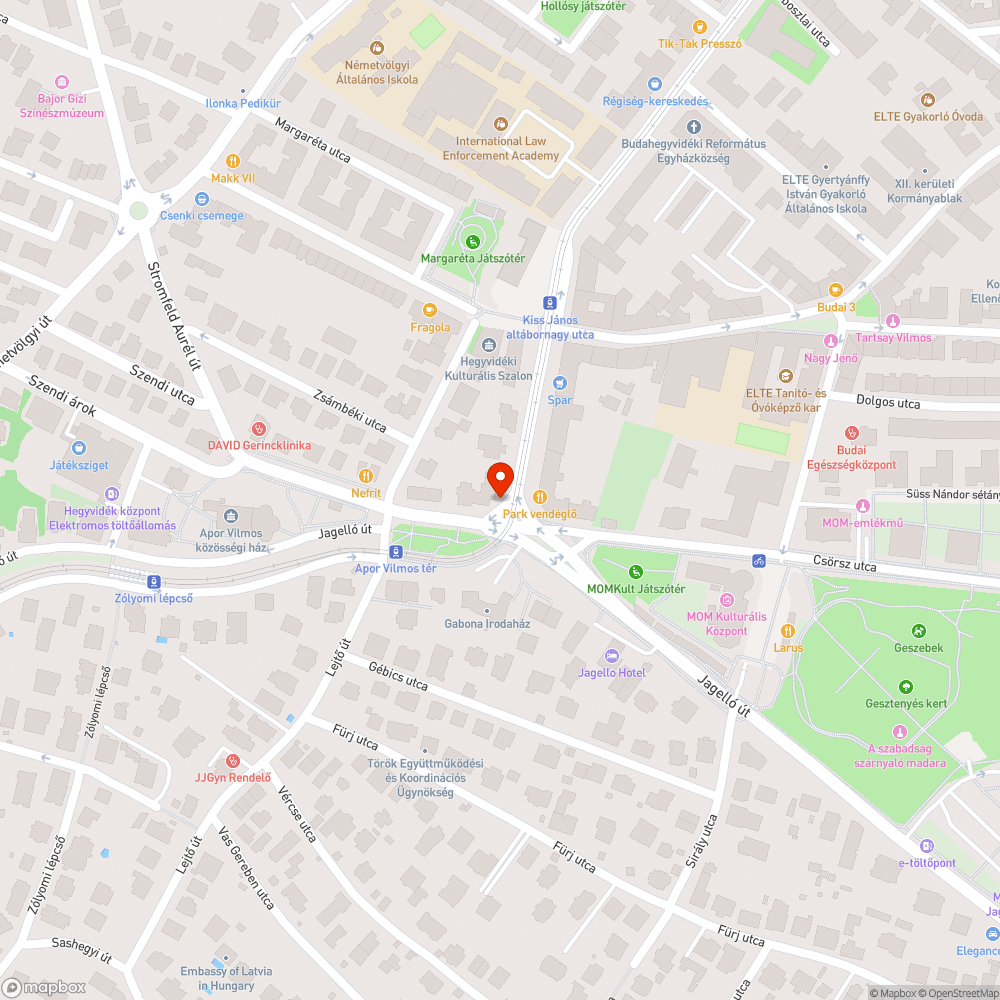 Üres oszlop bejelentés helye