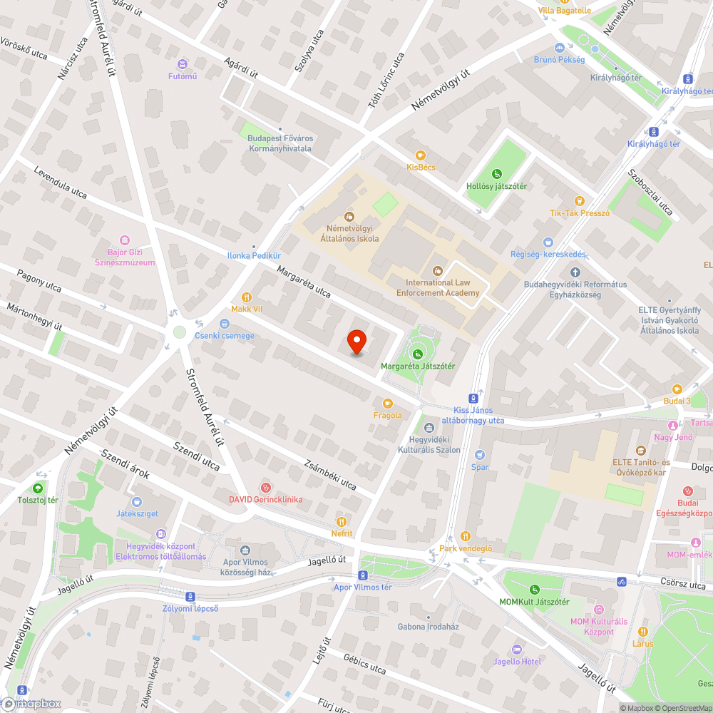 Üres oszlop bejelentés helye