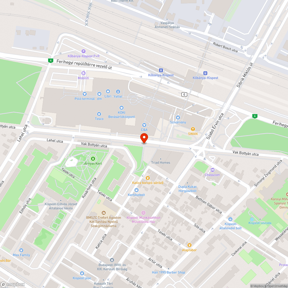 Sérült tábla bejelentés helye