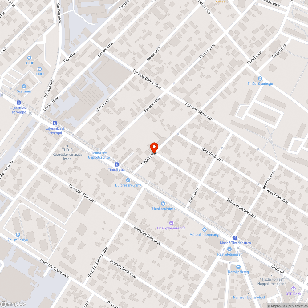 Graffitis utcanévtábla bejelentés helye