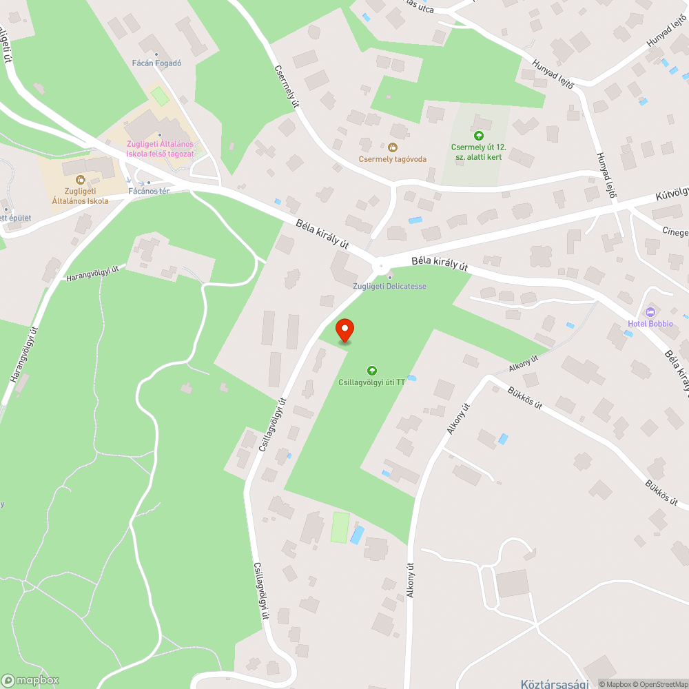 Szennyvízfolyás bejelentés helye