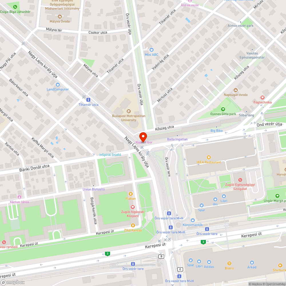 Sérült közlekedési lámpa oszlop bejelentés helye