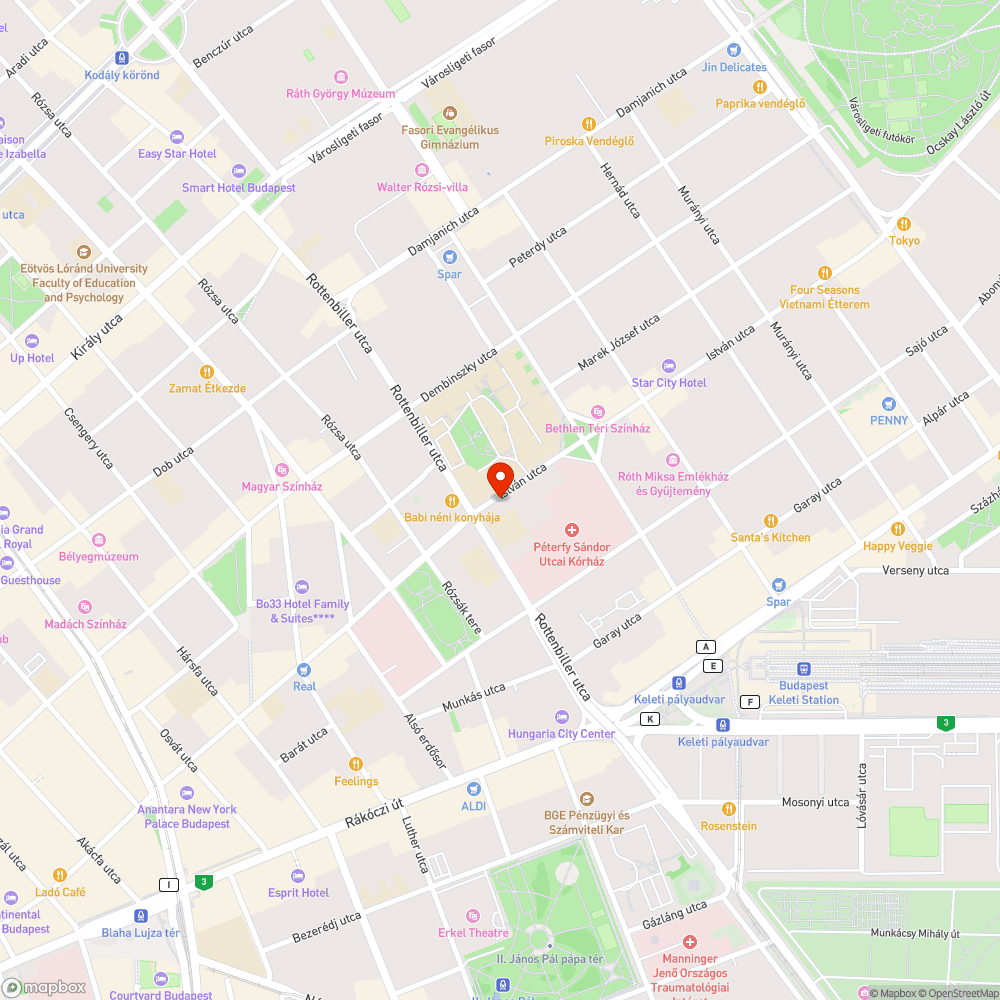 Rakodási terület kijelölése bejelentés helye