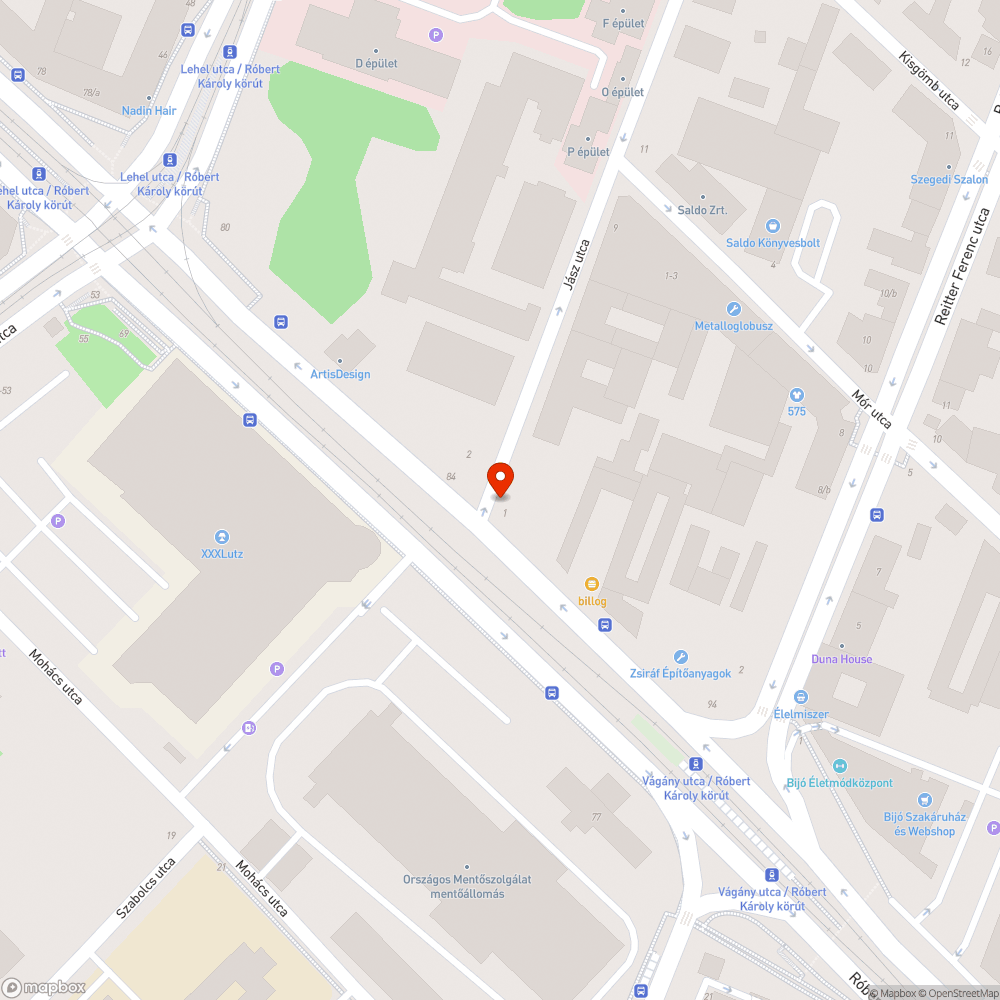 Bútorhulladèk az úton bejelentés helye