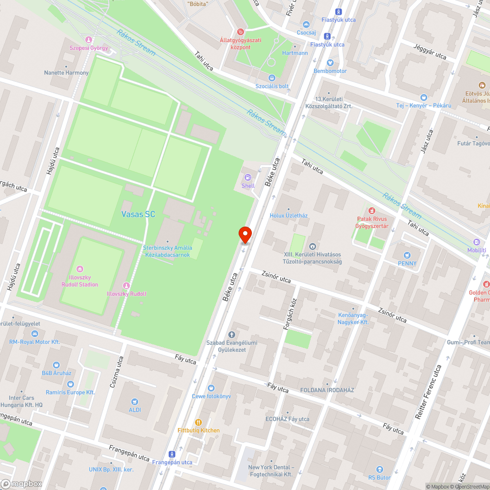 Új gyalogátkelők kialakítása a Béke utcán bejelentés helye