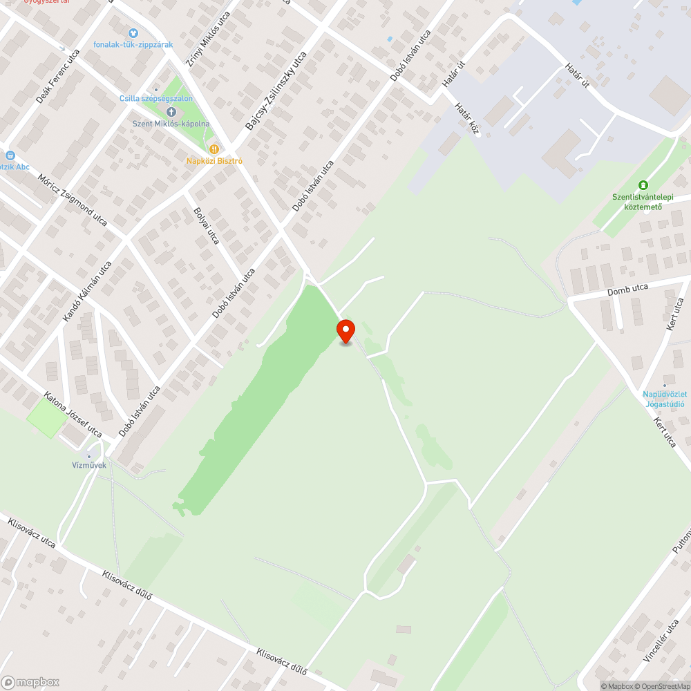 Vörösmarty Mihály utca folytatása kalászig bejelentés helye