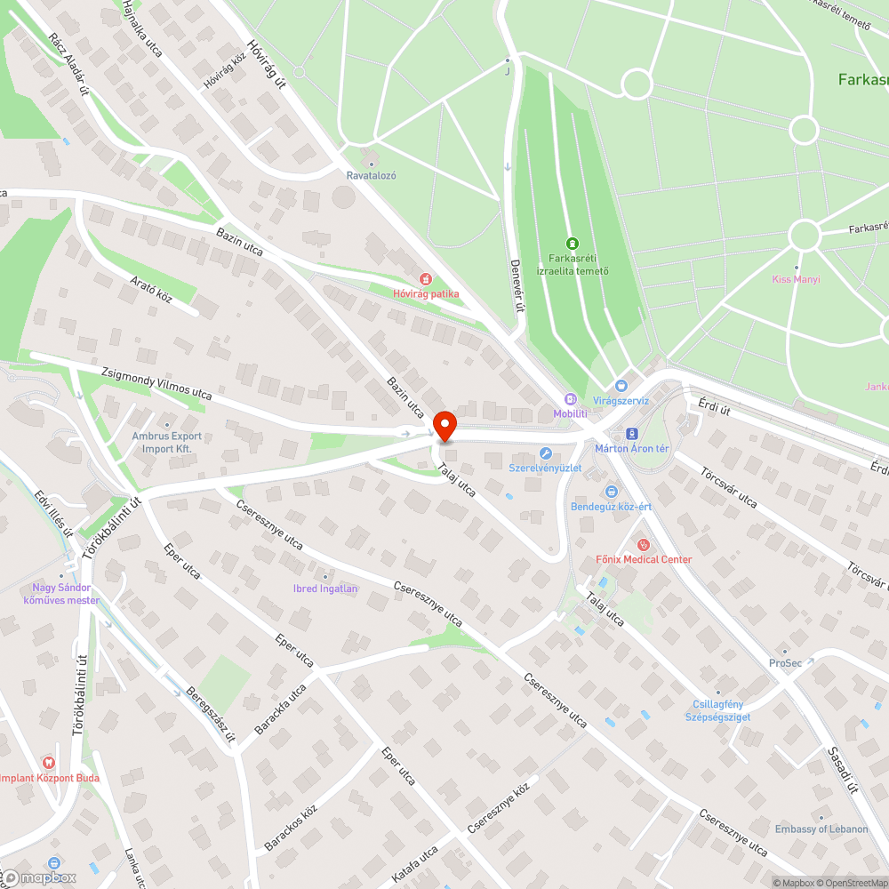 Hiányzó zebra bejelentés helye