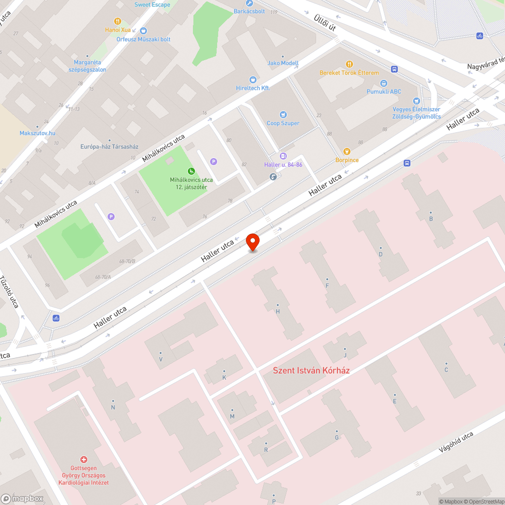 Kiégett lámpa bejelentés helye