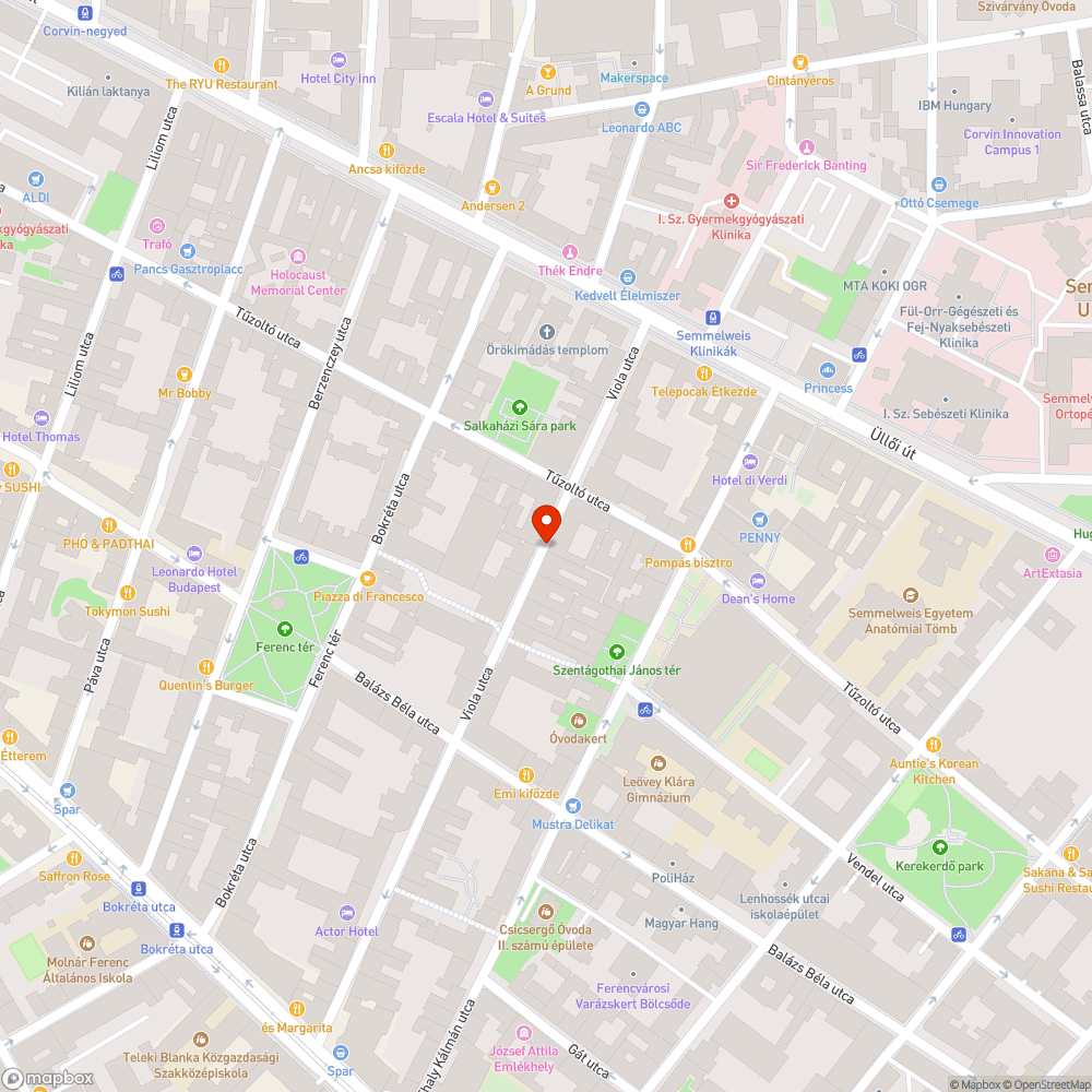 Kidöntött poller bejelentés helye