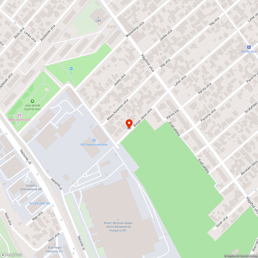 Elhagyott Opel Astra bejelentés helye