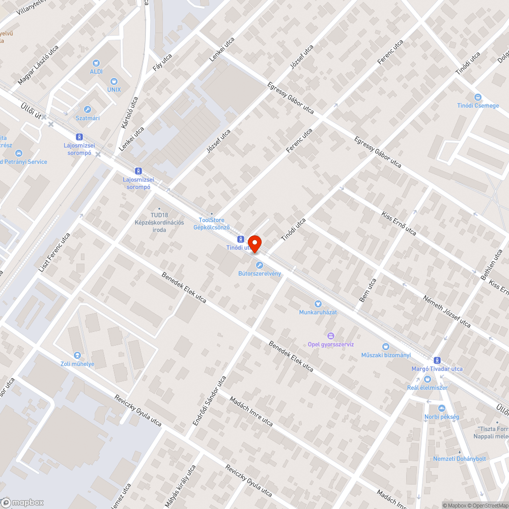 Üzemképtelen jármű bejelentés helye