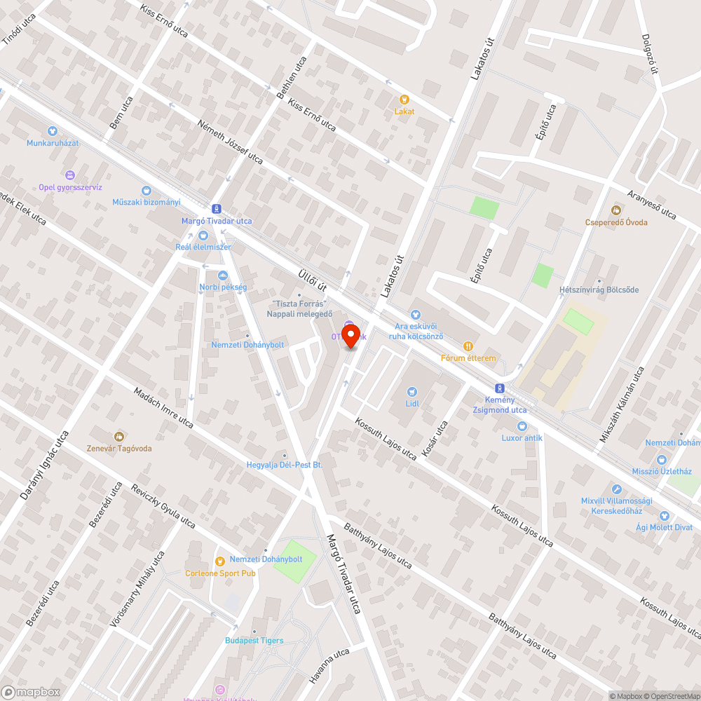 Tönkrement padka és parkoló bejelentés helye