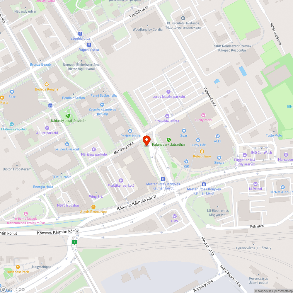 Mester utca szemetes bejelentés helye