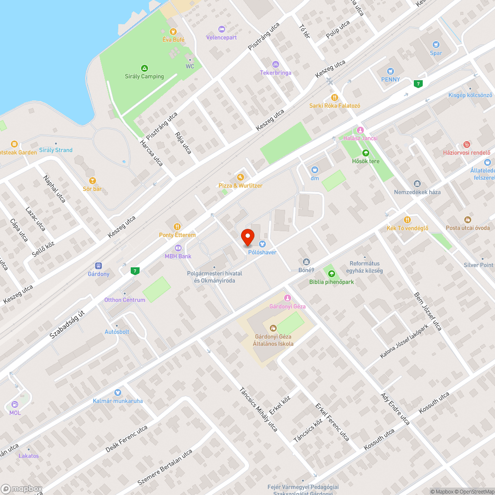 Közvilágítás hiánya bejelentés helye