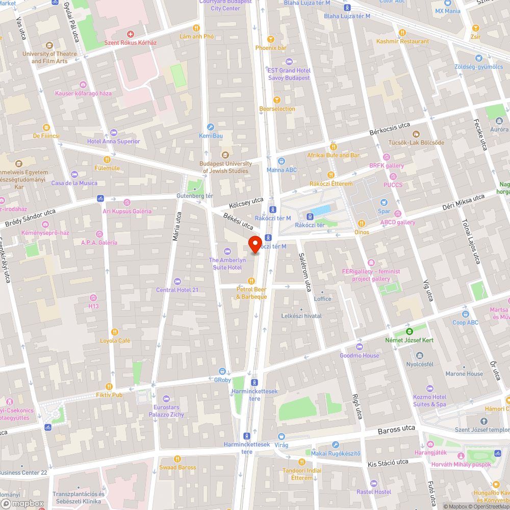 Balesetveszélyes kerékpársáv bejelentés helye