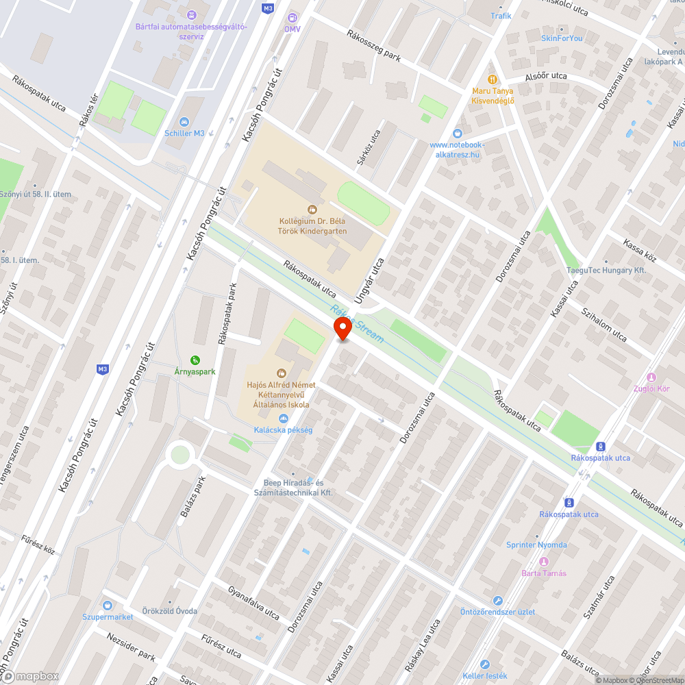 Elmozdult lámpa bejelentés helye