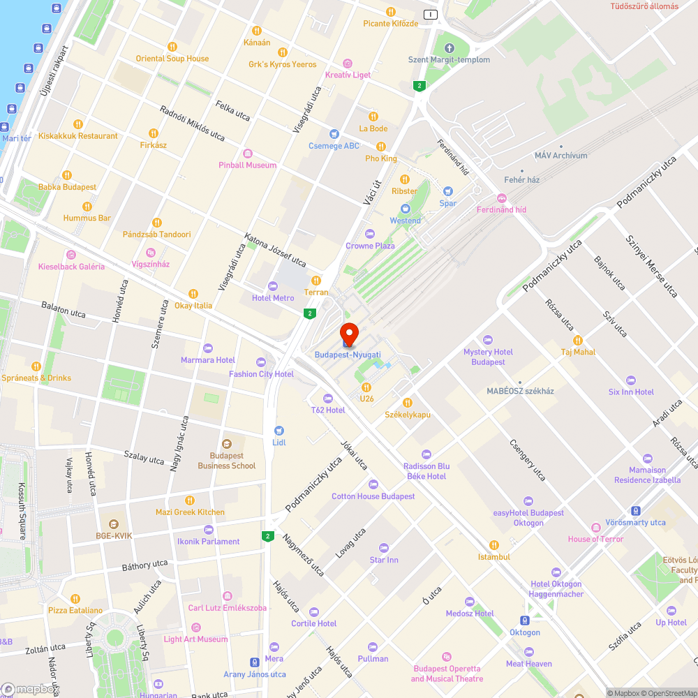 MÁV - összehányt vonat bejelentés helye