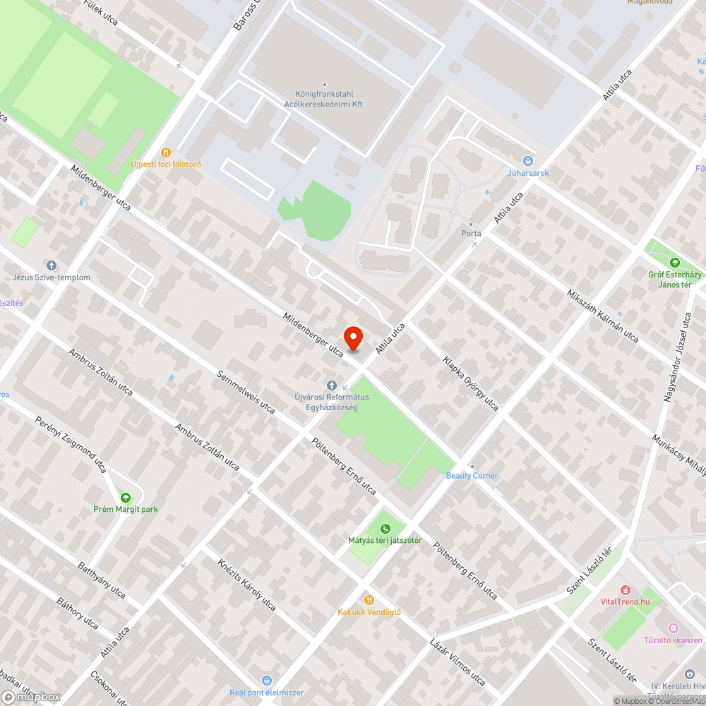 Beszakadt MATÁV fedlap bejelentés helye