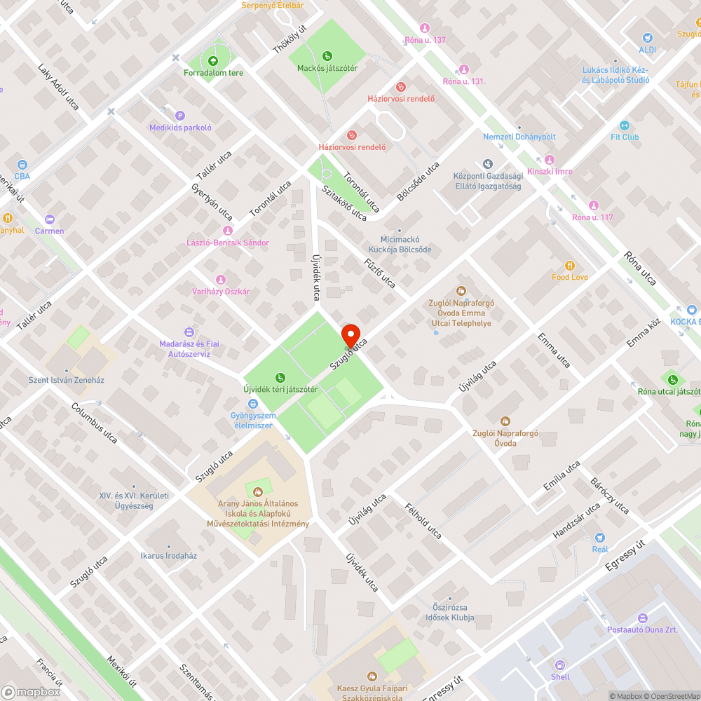 Széthúzott behajtásgátló planténerek bejelentés helye