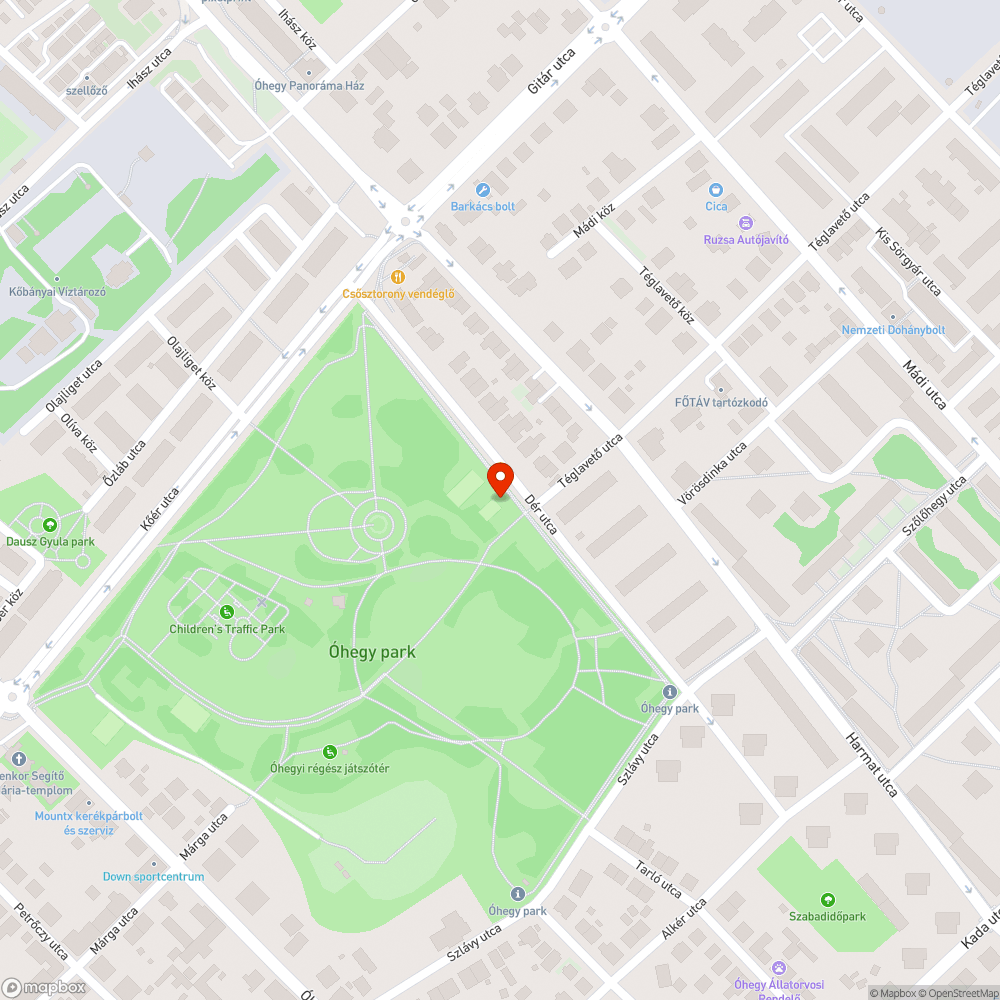 Használhatatlan hinta bejelentés helye