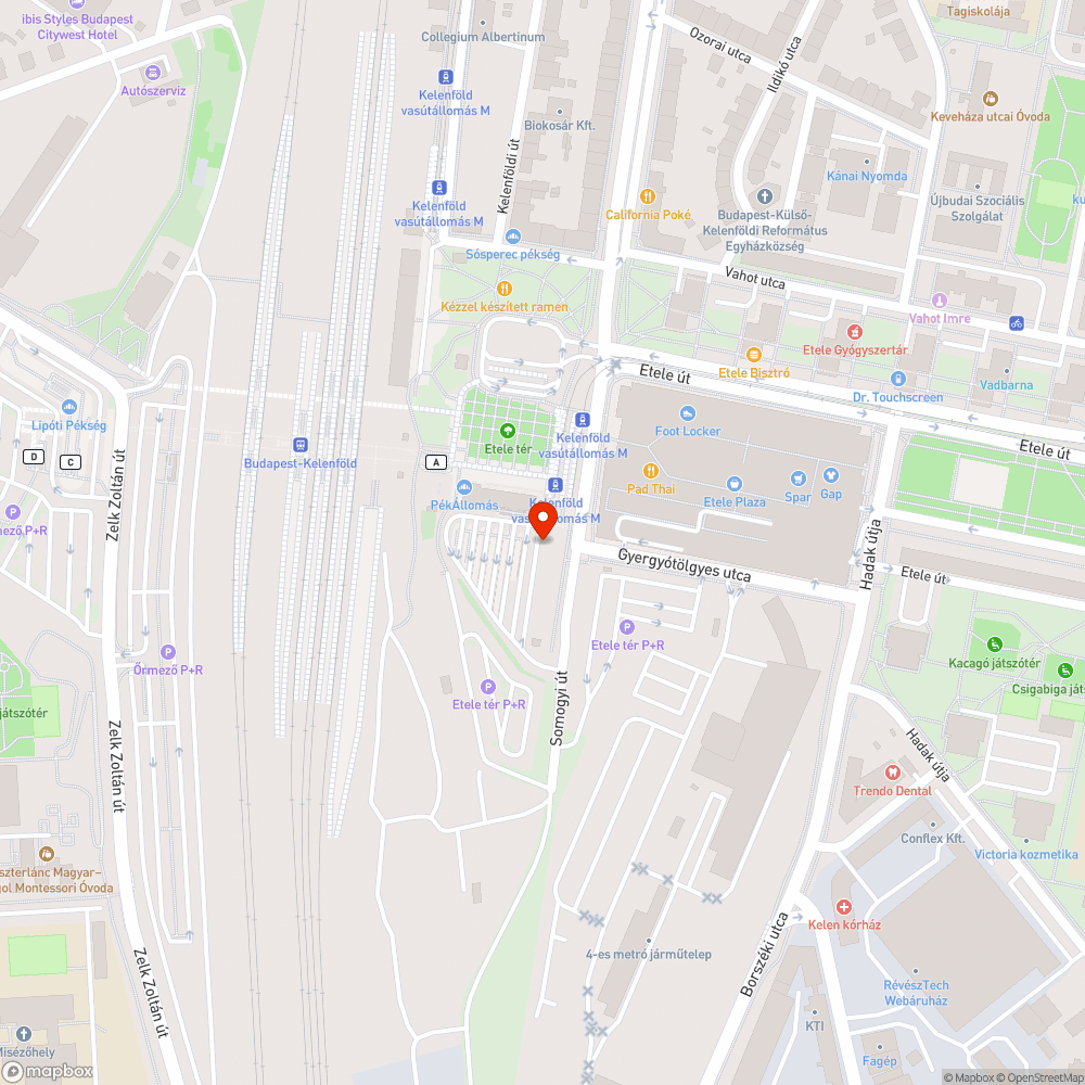 Hatalmas úthiba a Kelenföldi Volánbusz-végállomáson bejelentés helye