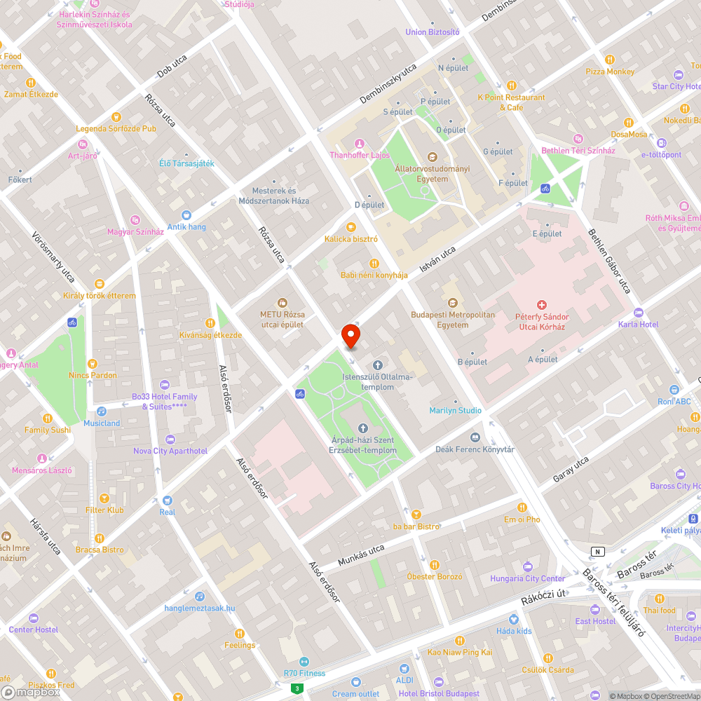 Kidöntött szemetes bejelentés helye