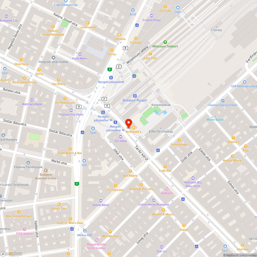 Buszmegállónál áll a víz az úton bejelentés helye