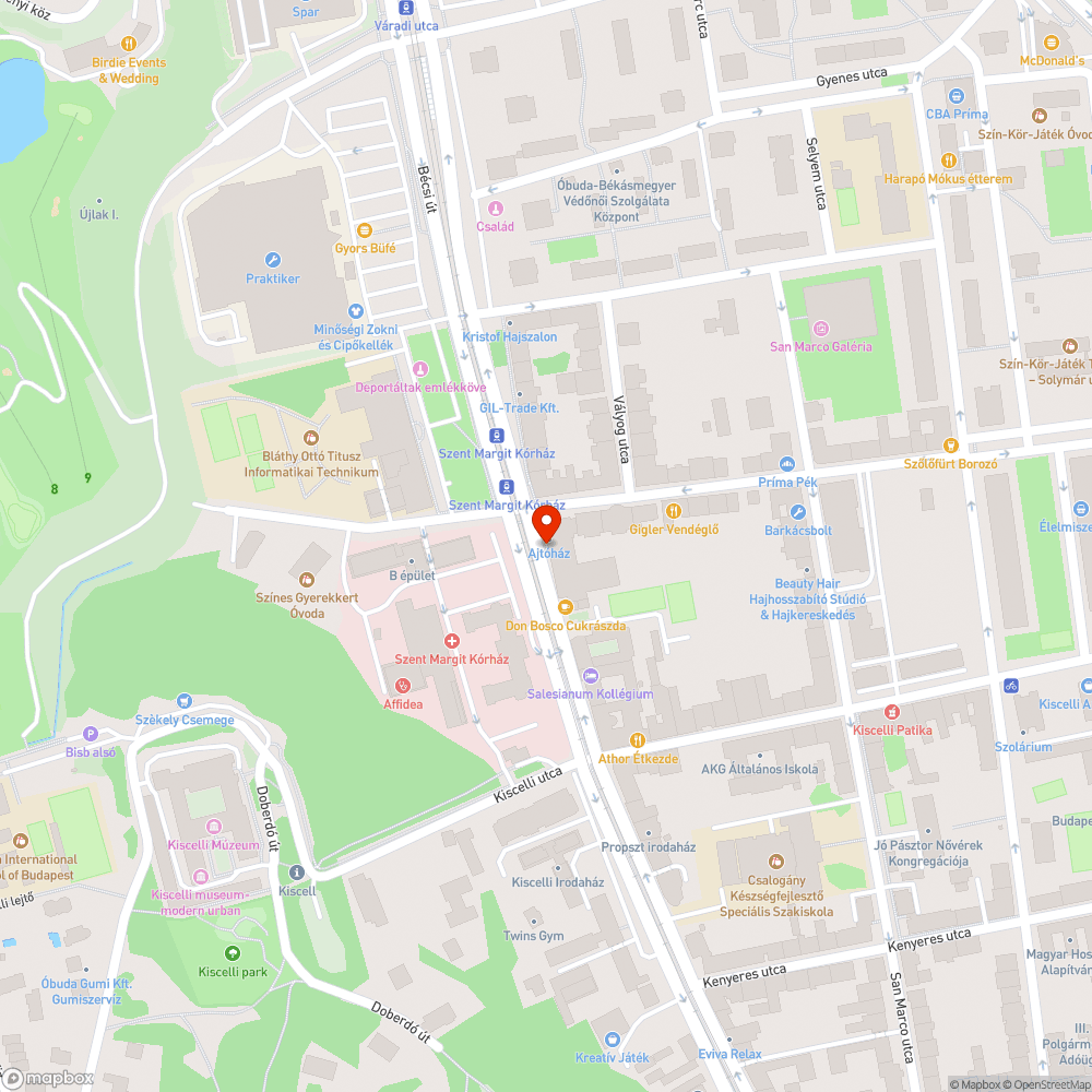 Hiányzó szemetes bejelentés helye