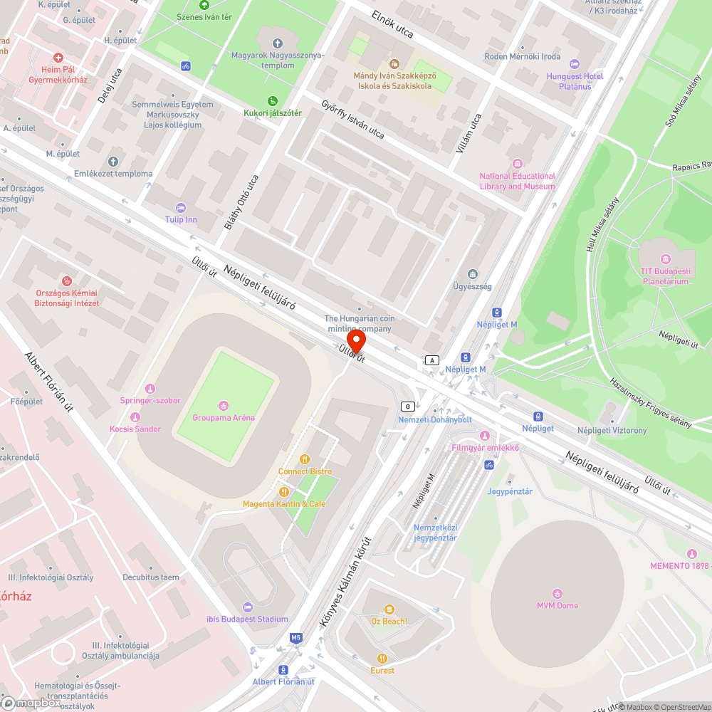 Letarolt poller bejelentés helye