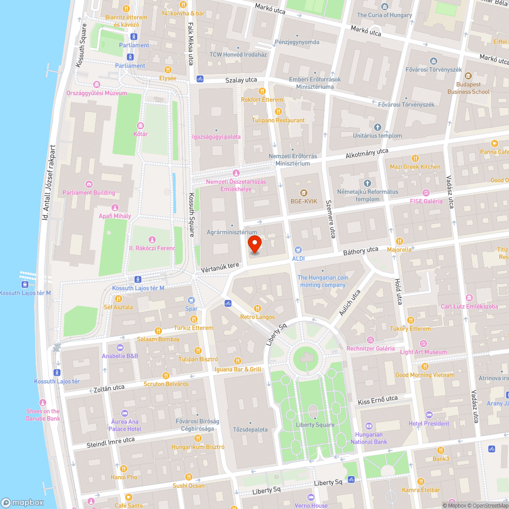 V. Báthory utca 4-6 előtt bejelentés helye