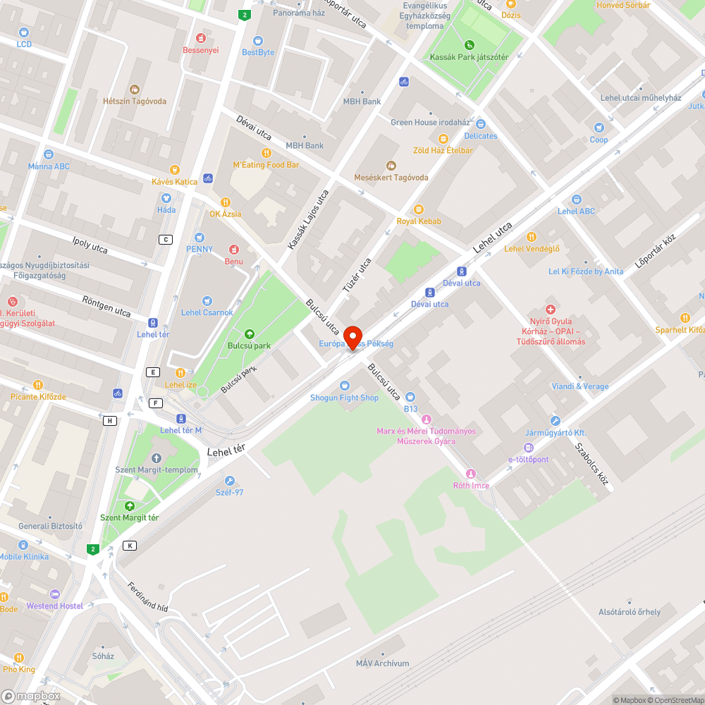 Elrozsdált, kidőlt korlát bejelentés helye