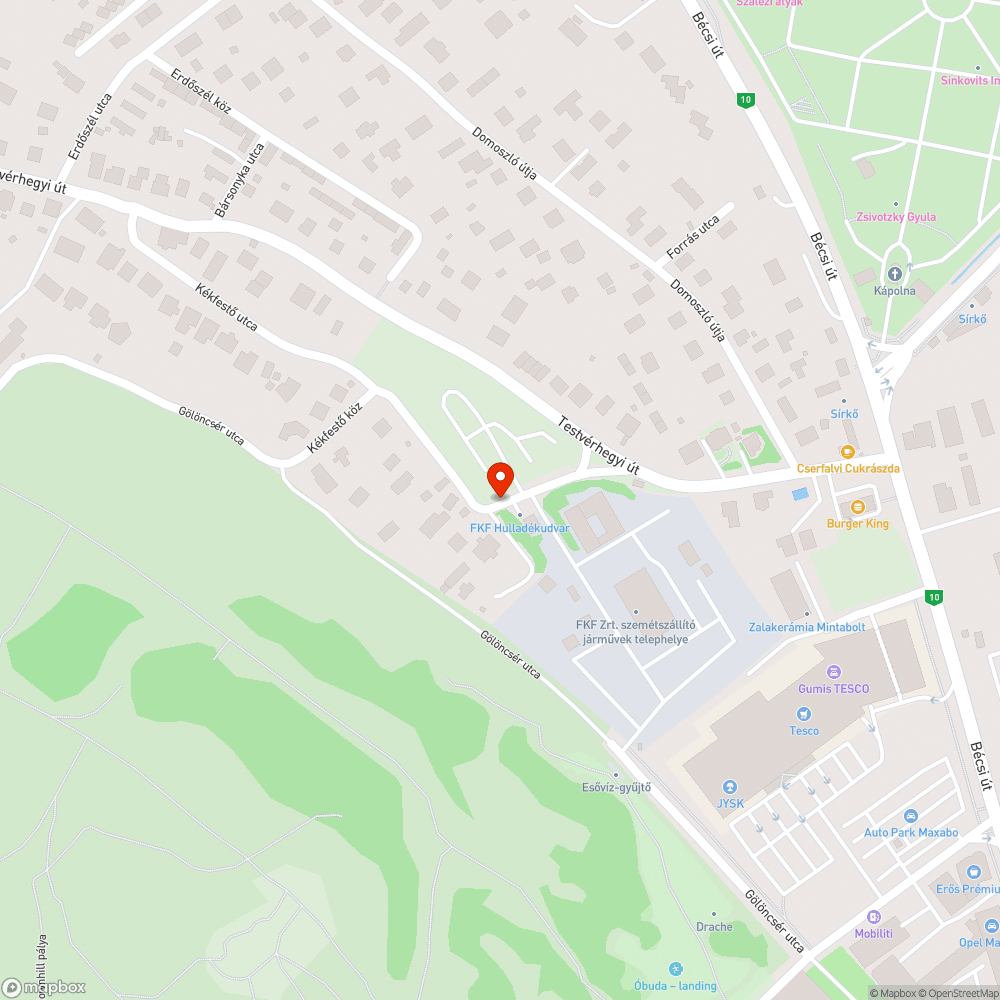 Beláthatóság javítása bejelentés helye