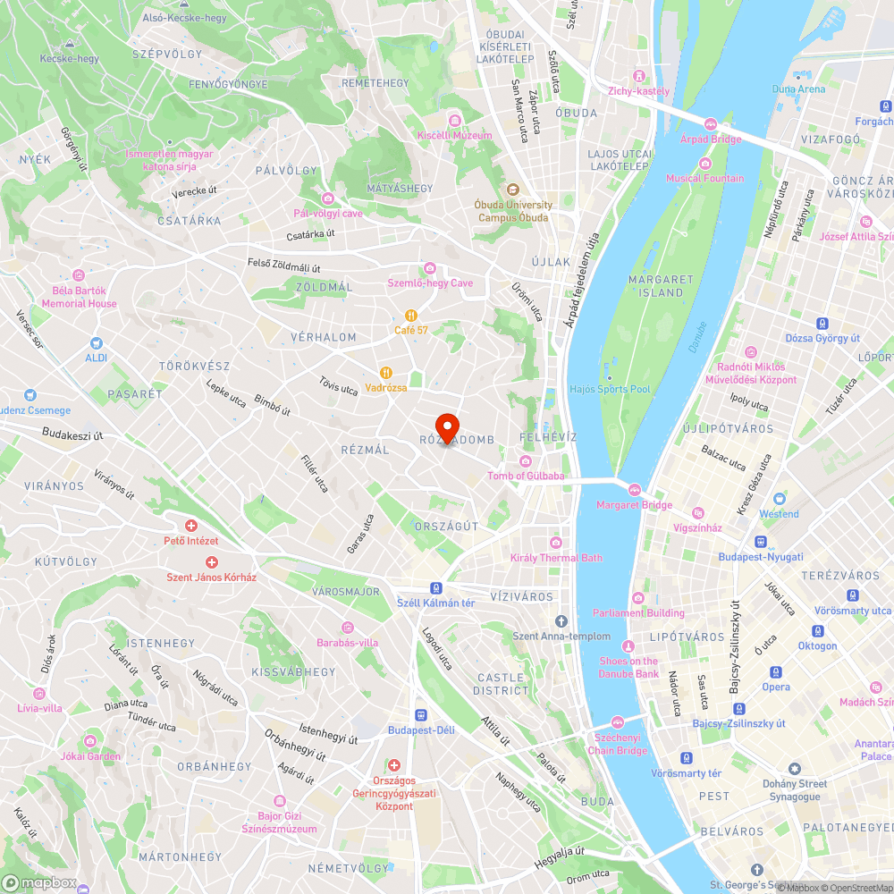 Kátyú a Szemlőhegy - Rómer Flóris sarkán bejelentés helye