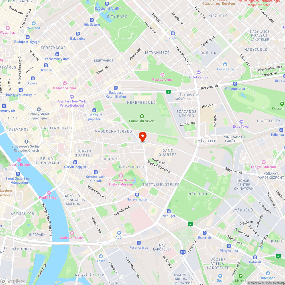 szemetes park, Orczy tér bejelentés helye