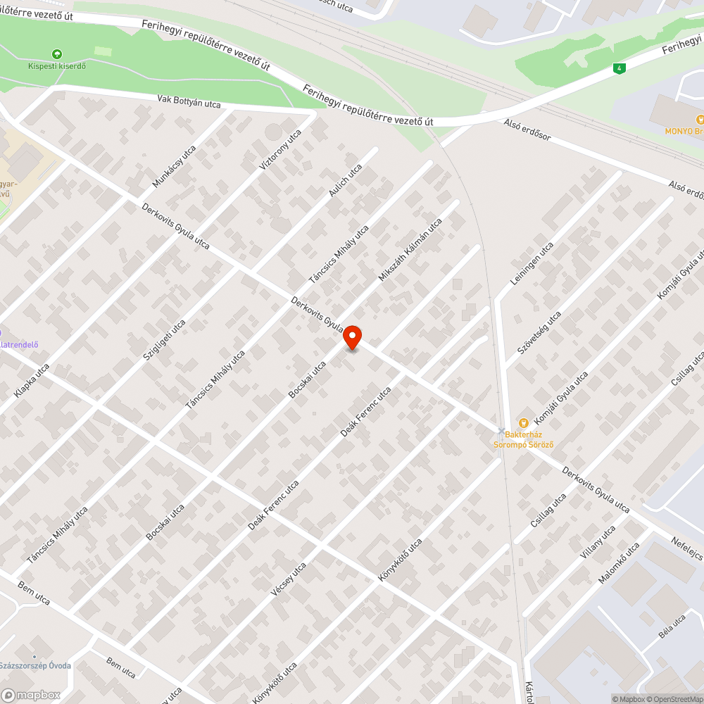 Megsérült táblák bejelentés helye