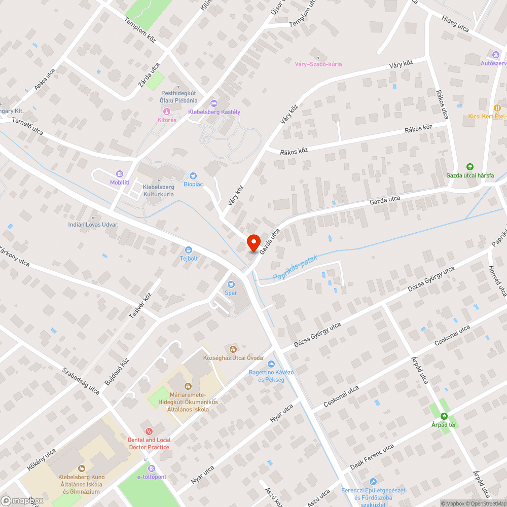 Hibás és balesetveszélyes patka bejelentés helye