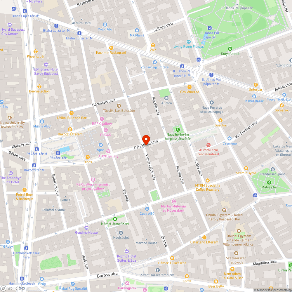 kátyúk bejelentés helye