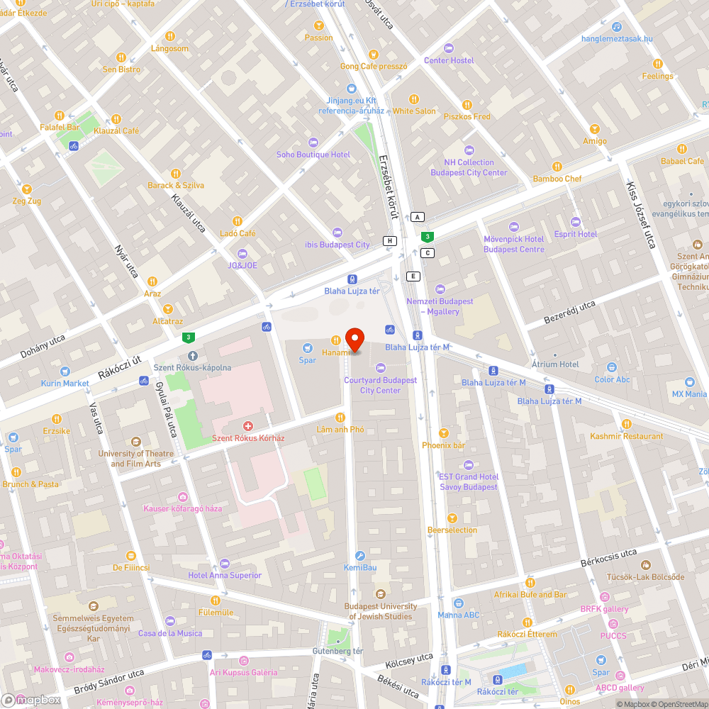 A Blaha Lujza tér bokrai, füves területei bejelentés helye