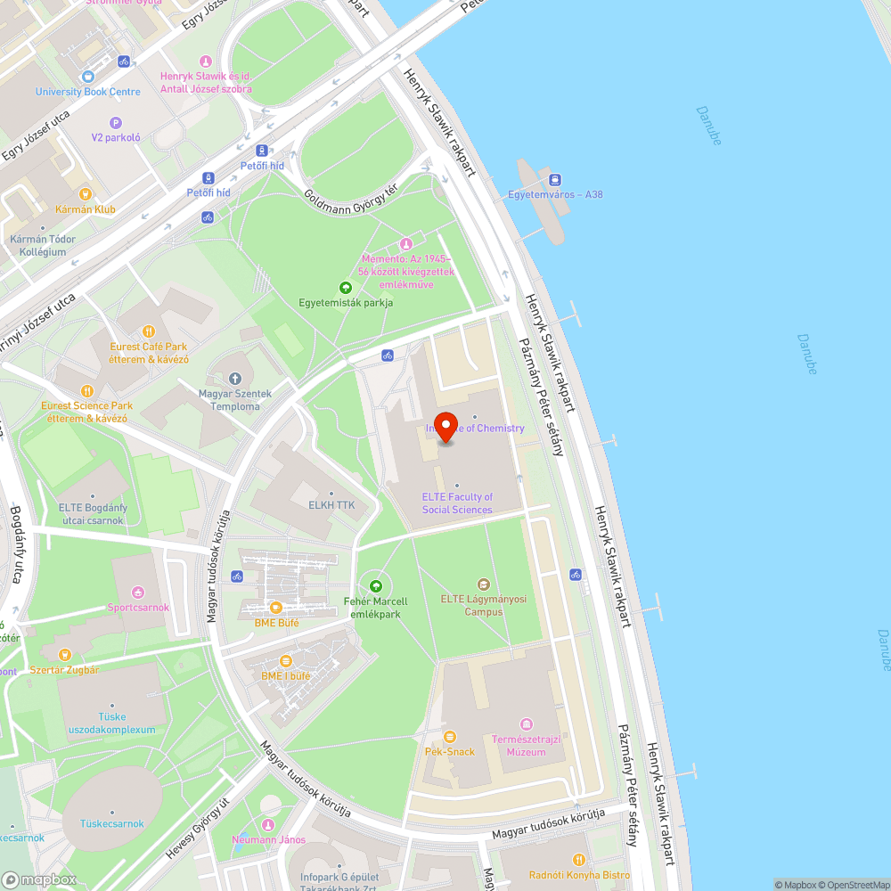 Közműfedlapon terelőbója az A38-nál az Egyetemisták parkjánál bejelentés helye