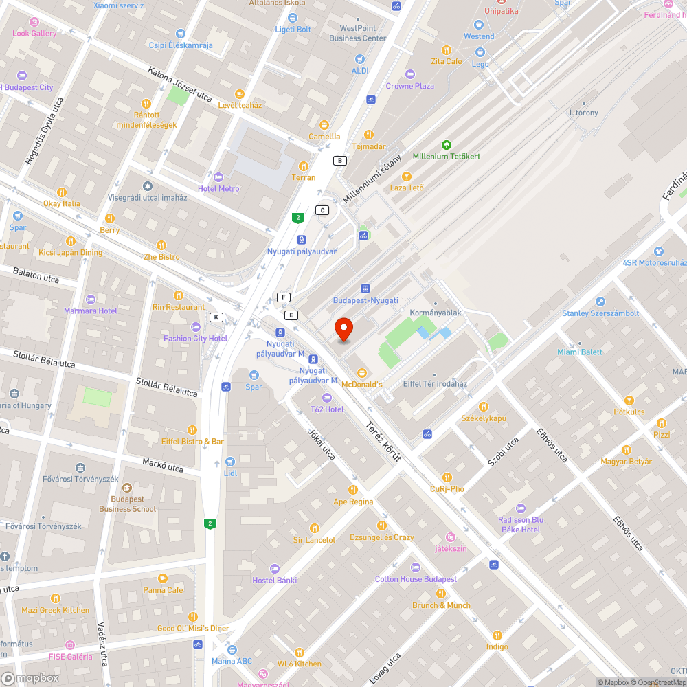 Folyamatos tumultus bejelentés helye