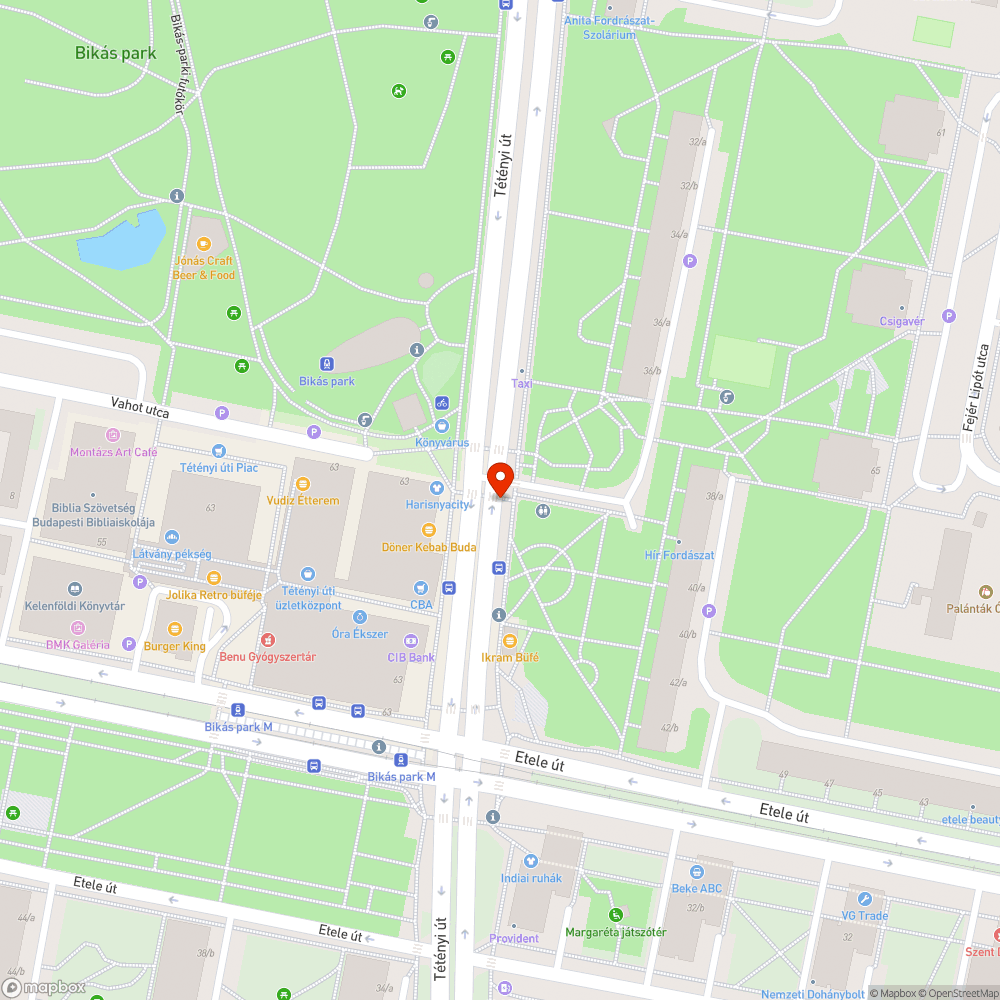 Betört üveg bejelentés helye