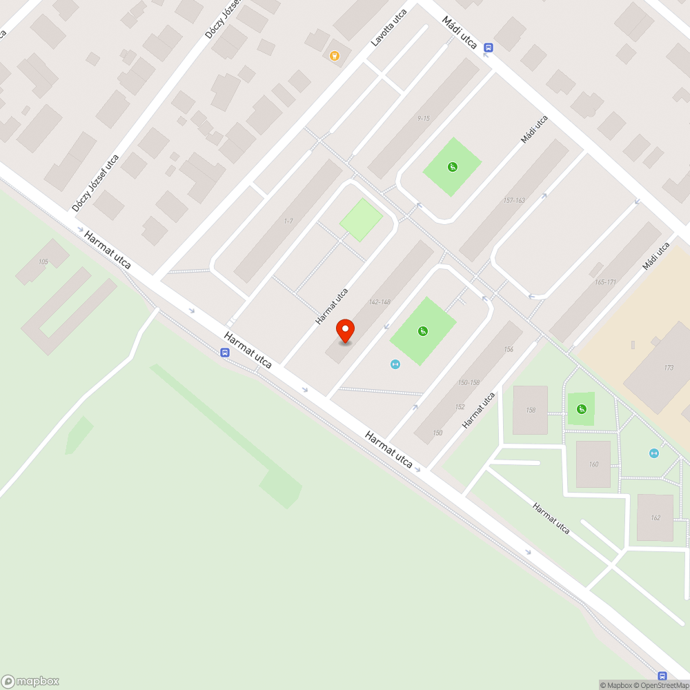 Buszváró lemeze rögzítetlen - "Lavotta utca (F01701)" bejelentés helye